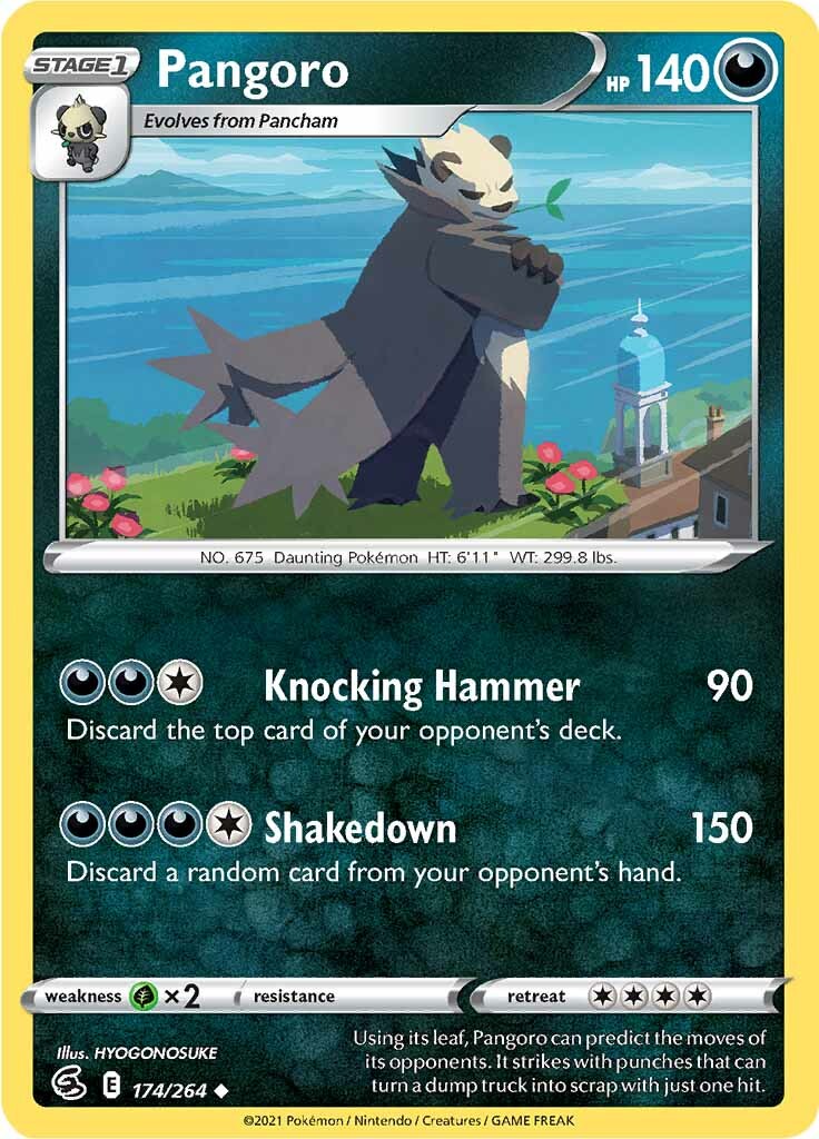 Pangoro (174/264) [Sword & Shield: Fusion Strike] | Amazing Games TCG