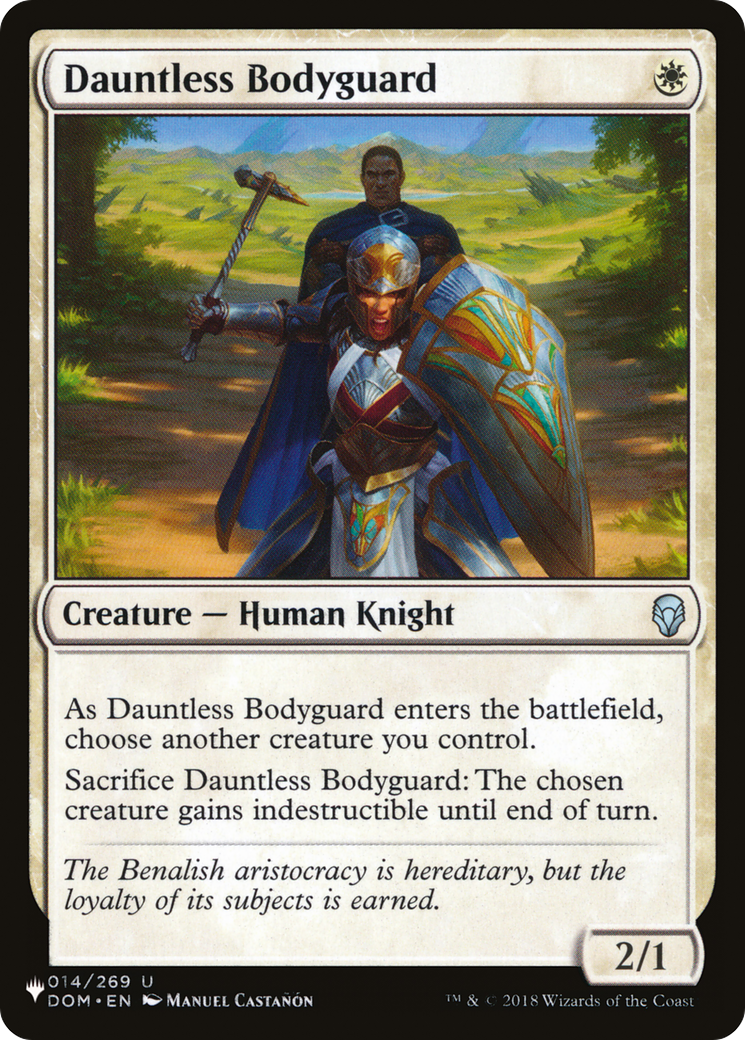 Dauntless Bodyguard [The List Reprints] | Amazing Games TCG