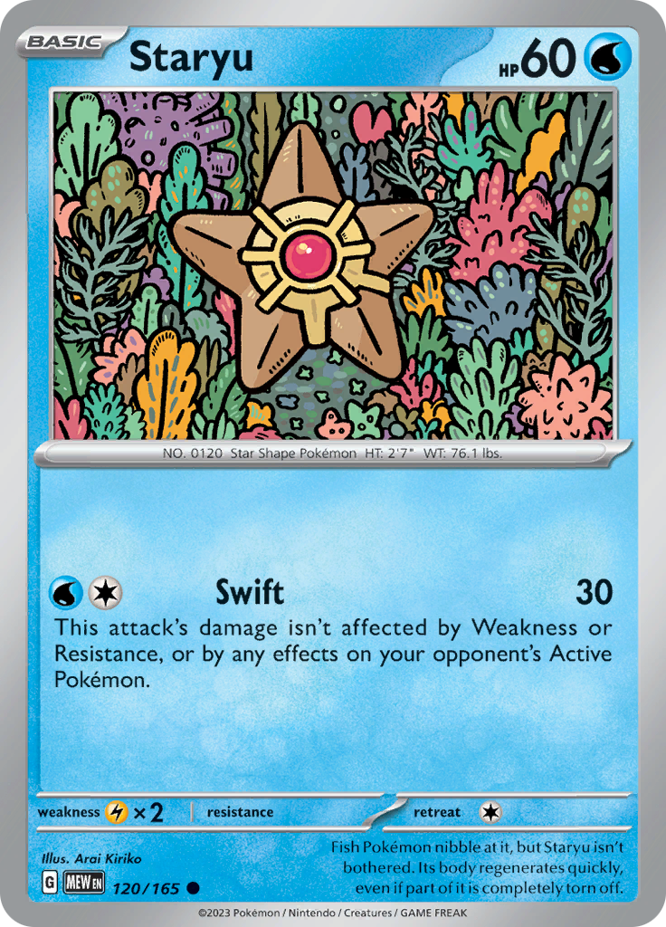 Staryu (120/165) [Scarlet & Violet: 151] | Amazing Games TCG