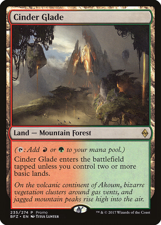 Cinder Glade (Promo) [Standard Showdown Promos] | Amazing Games TCG