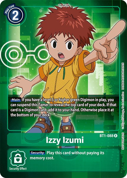 Izzy Izumi [BT1-088] (Official Tournament Pack Vol.3) [Release Special Booster Promos] | Amazing Games TCG