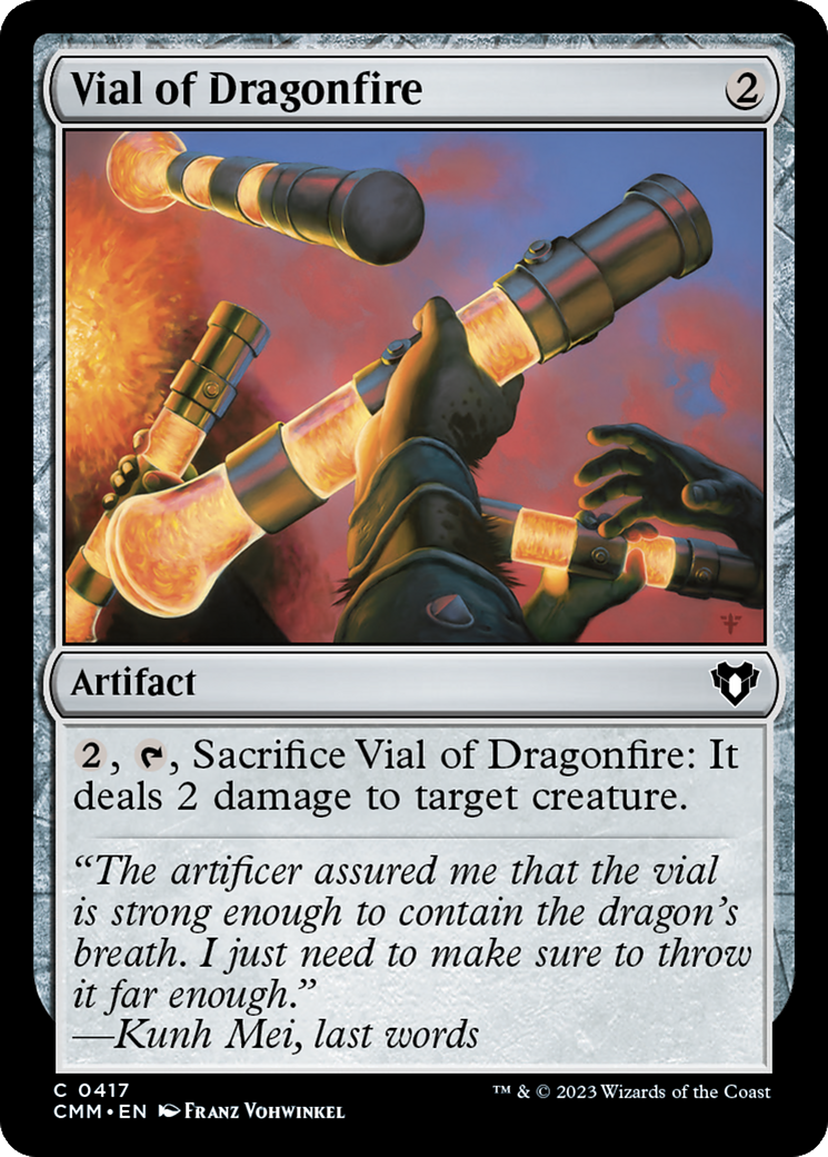 Vial of Dragonfire [Commander Masters] | Amazing Games TCG