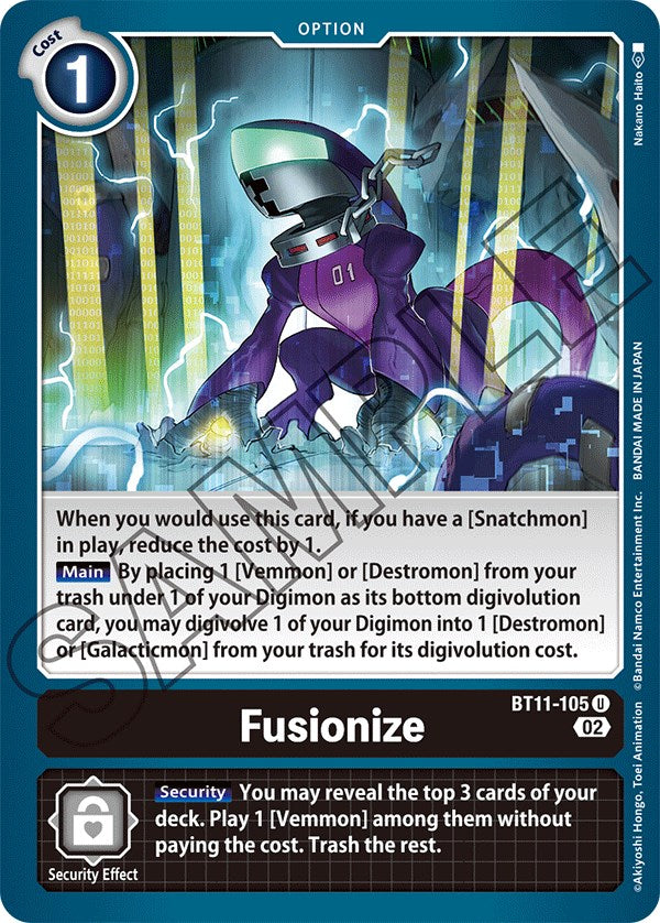 Fusionize [BT11-105] [Dimensional Phase] | Amazing Games TCG