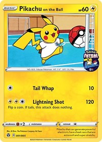 Pikachu on the Ball (001/005) [Miscellaneous Cards] | Amazing Games TCG