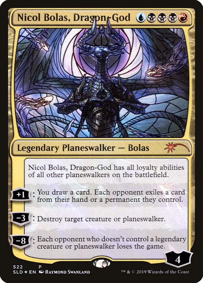 Nicol Bolas, Dragon-God (Stained Glass) [Secret Lair Drop Promos] | Amazing Games TCG