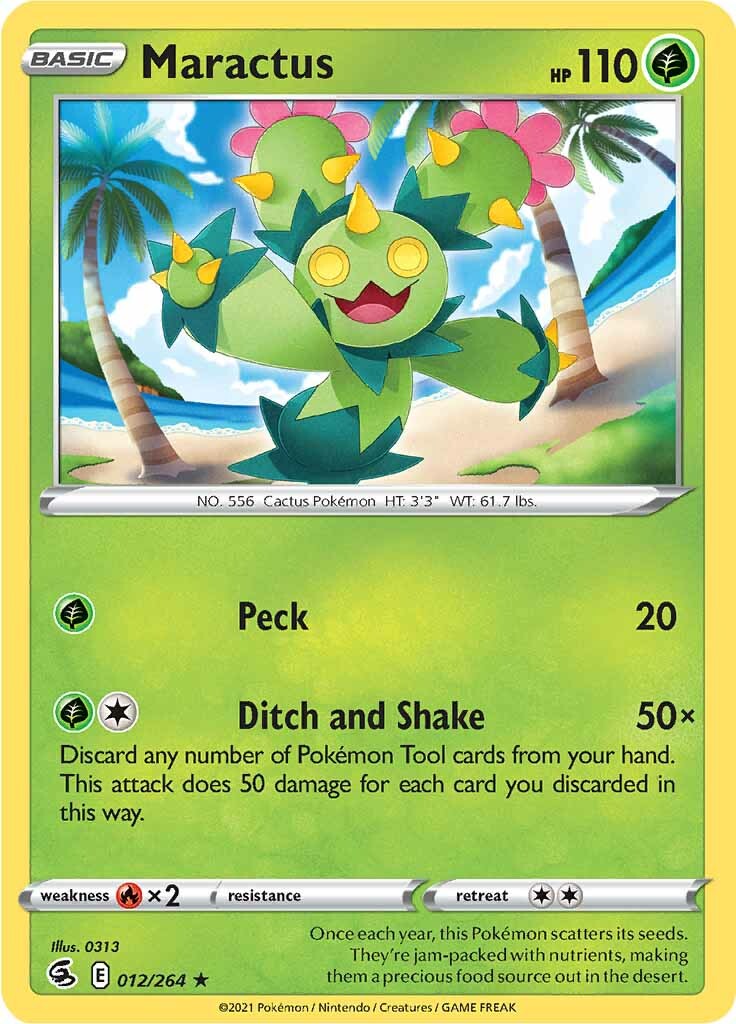 Maractus (012/264) [Sword & Shield: Fusion Strike] | Amazing Games TCG