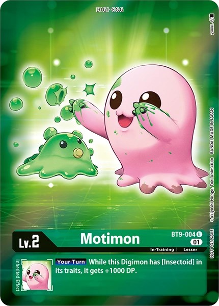 Motimon [BT9-004] (Alternative Art - Box Topper) [X Record] | Amazing Games TCG