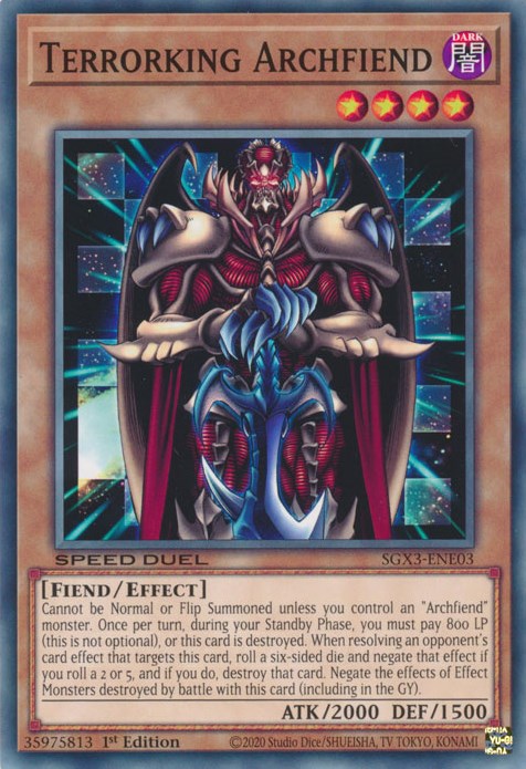 Terrorking Archfiend [SGX3-ENE03] Common | Amazing Games TCG