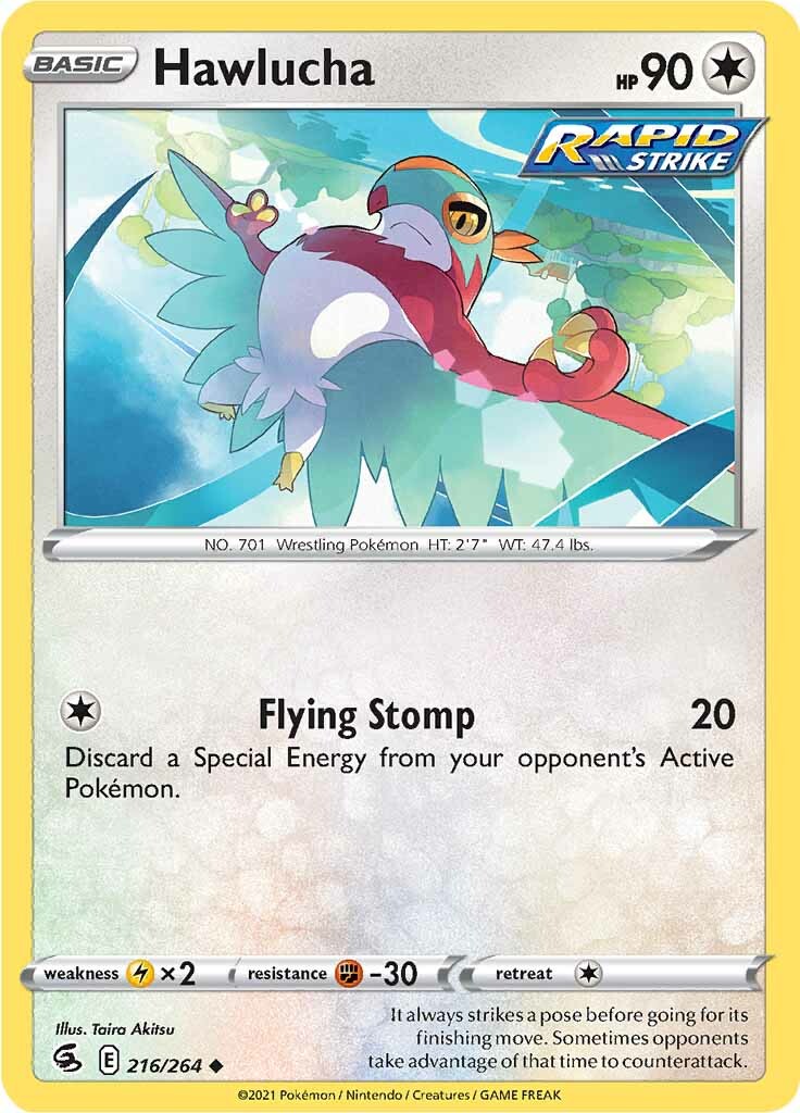 Hawlucha (216/264) [Sword & Shield: Fusion Strike] | Amazing Games TCG