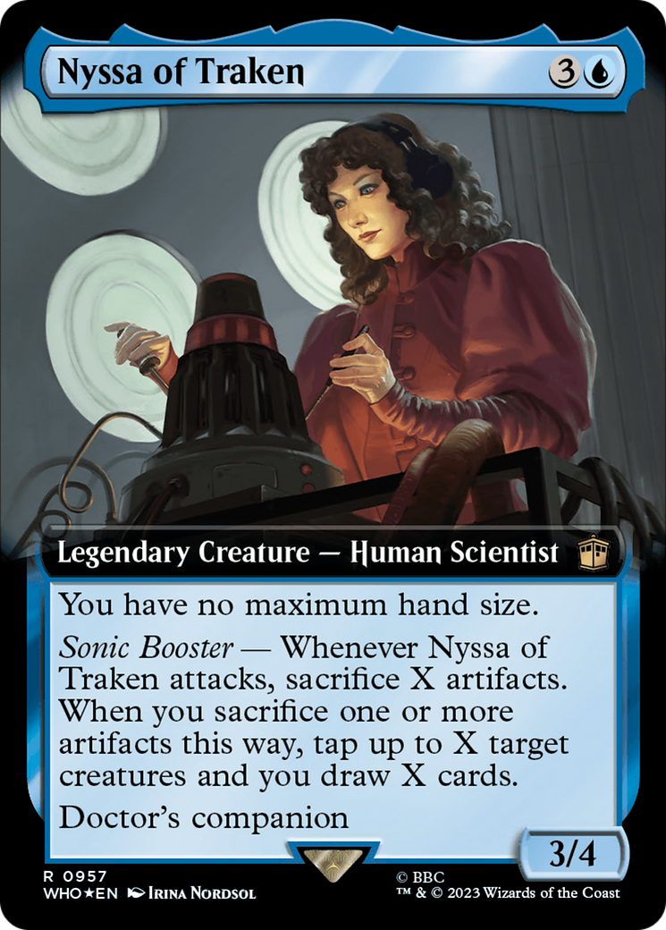 Nyssa of Traken (Extended Art) (Surge Foil) [Doctor Who] | Amazing Games TCG