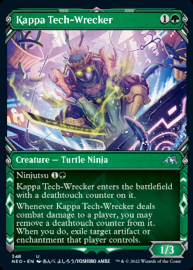 Kappa Tech-Wrecker (Showcase Ninja) [Kamigawa: Neon Dynasty] | Amazing Games TCG