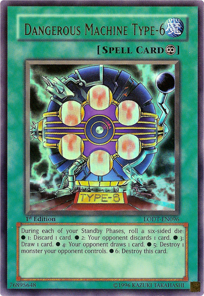 Dangerous Machine Type-6 [LODT-EN096] Ultra Rare | Amazing Games TCG