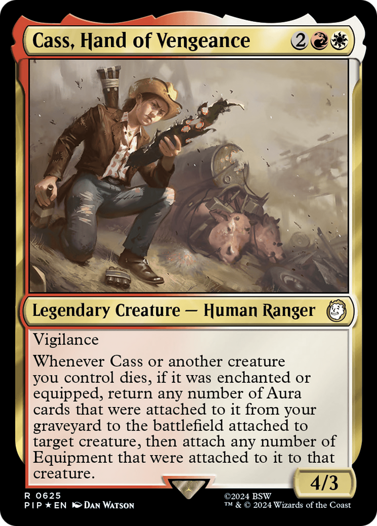 Cass, Hand of Vengeance (Surge Foil) [Fallout] | Amazing Games TCG