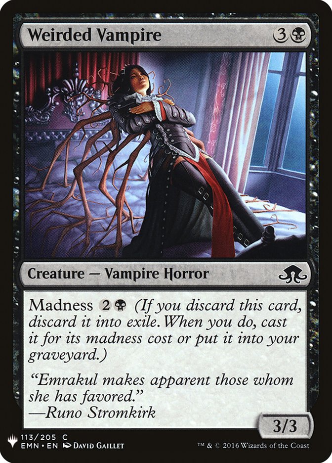Weirded Vampire [Mystery Booster] | Amazing Games TCG