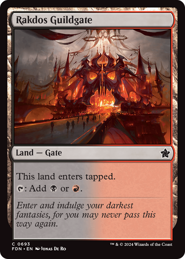 Rakdos Guildgate [Foundations] | Amazing Games TCG