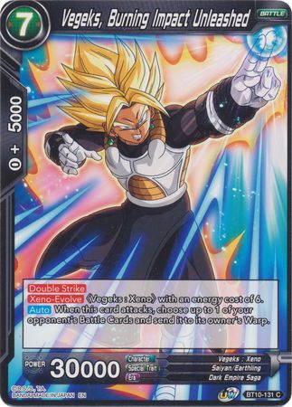 Vegeks, Burning Impact Unleashed (BT10-131) [Rise of the Unison Warrior 2nd Edition] | Amazing Games TCG