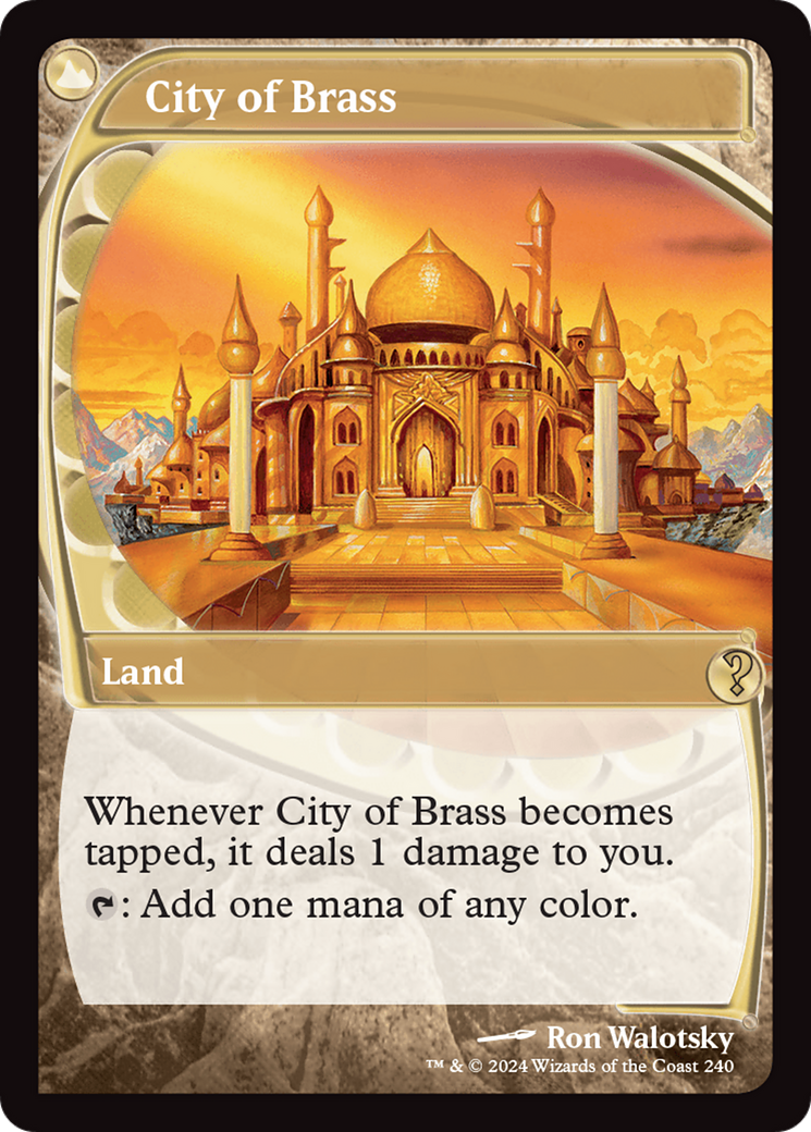 City of Brass (Future Sight) [Mystery Booster 2] | Amazing Games TCG