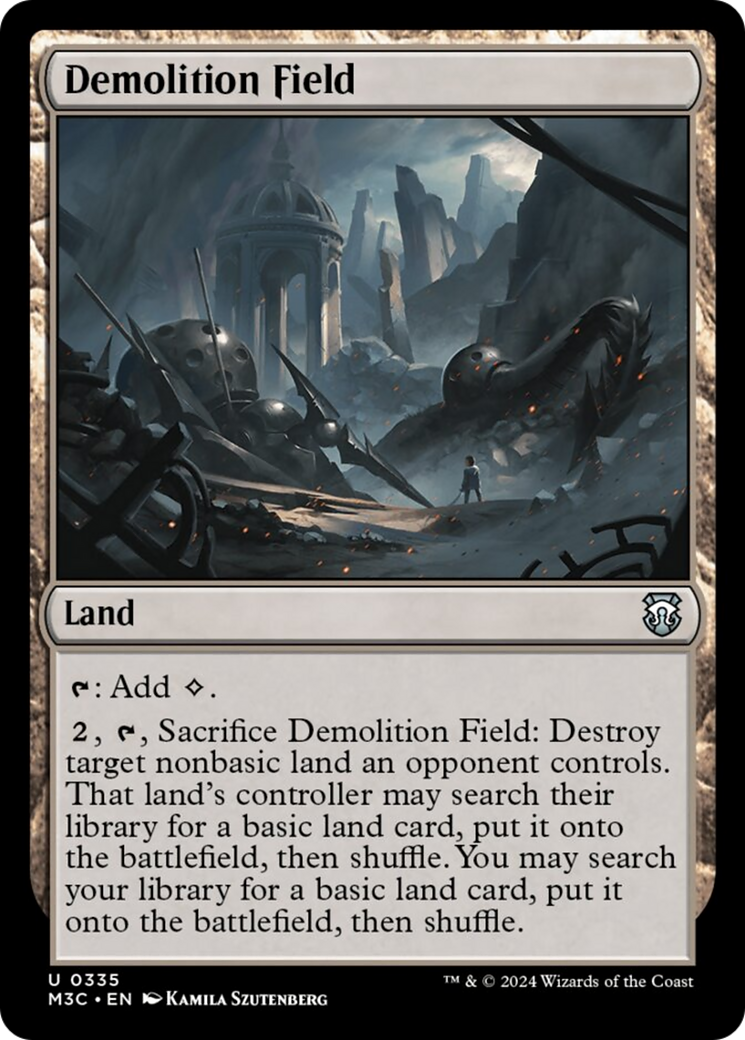 Demolition Field (Ripple Foil) [Modern Horizons 3 Commander] | Amazing Games TCG