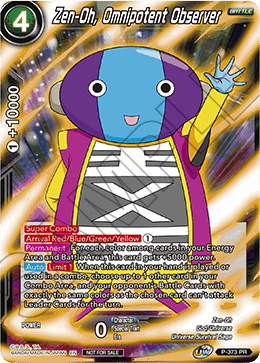 Zen-Oh, Omnipotent Observer (Unison Warrior Series Boost Tournament Pack Vol. 7) (P-373) [Tournament Promotion Cards] | Amazing Games TCG