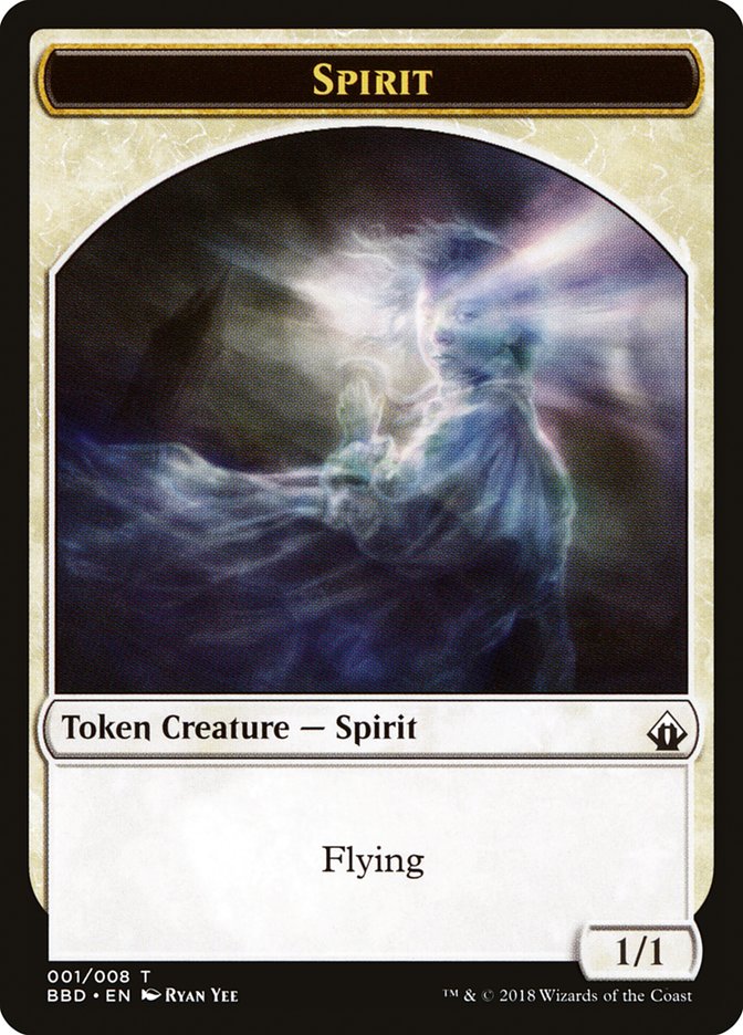 Spirit Token [Battlebond Tokens] | Amazing Games TCG