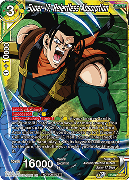 Super 17, Relentless Absorption (Winner Stamped) (P-327) [Tournament Promotion Cards] | Amazing Games TCG