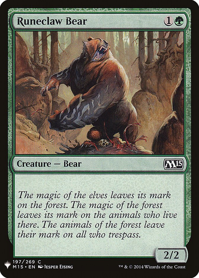 Runeclaw Bear [Mystery Booster] | Amazing Games TCG