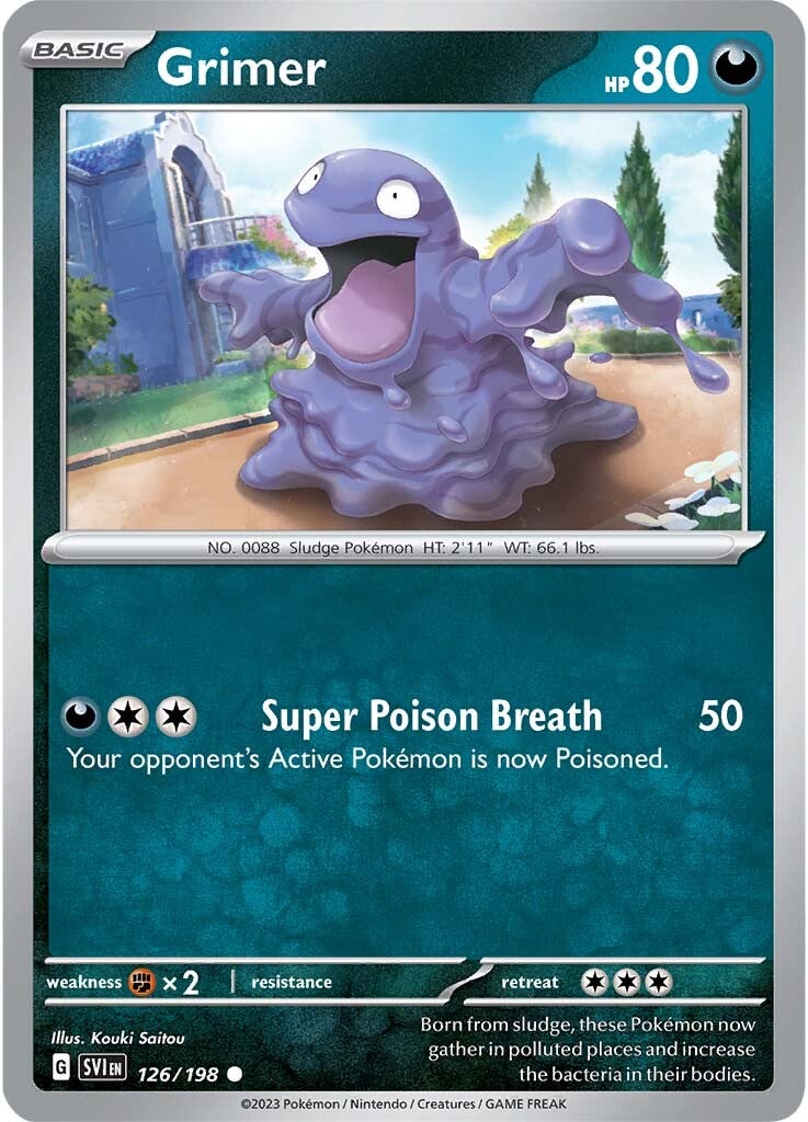 Grimer (126/198) [Scarlet & Violet: Base Set] | Amazing Games TCG