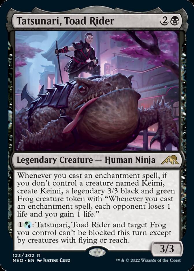 Tatsunari, Toad Rider [Kamigawa: Neon Dynasty] | Amazing Games TCG