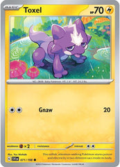 Toxel (071/198) [Scarlet & Violet: Base Set] | Amazing Games TCG