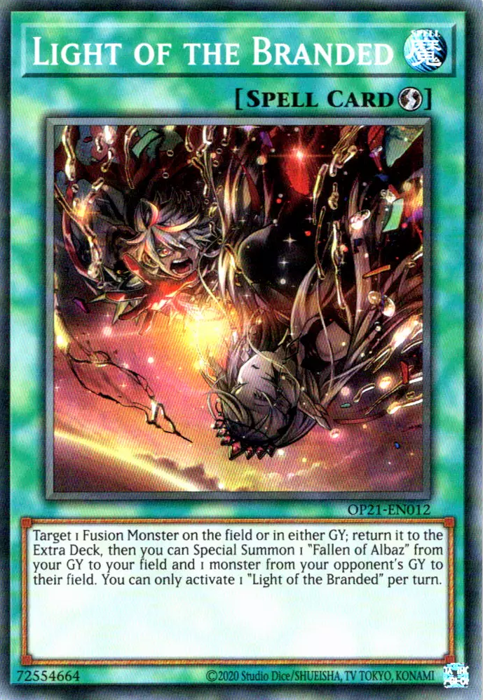 Light of the Branded [OP21-EN012] Super Rare | Amazing Games TCG