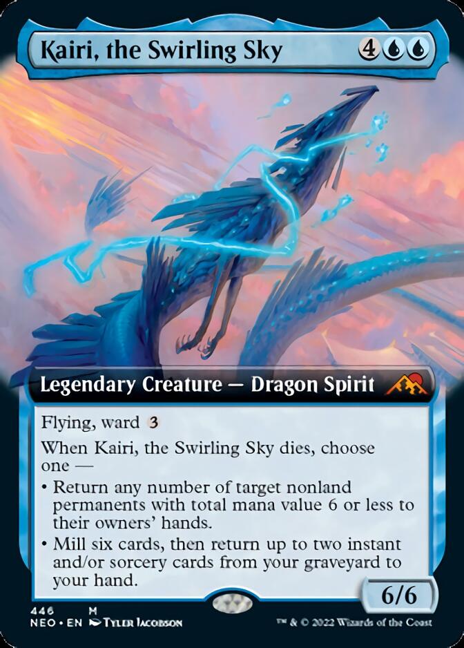 Kairi, the Swirling Sky (Extended Art) [Kamigawa: Neon Dynasty] | Amazing Games TCG