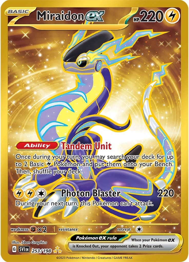 Miraidon ex (253/198) [Scarlet & Violet: Base Set] | Amazing Games TCG