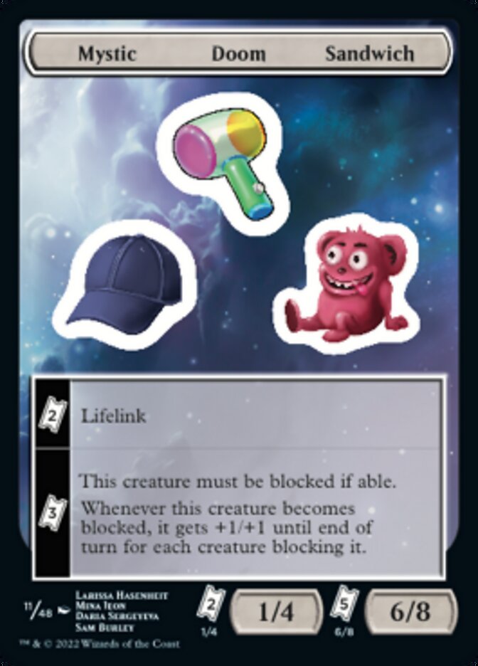 Mystic Doom Sandwich [Unfinity Stickers] | Amazing Games TCG