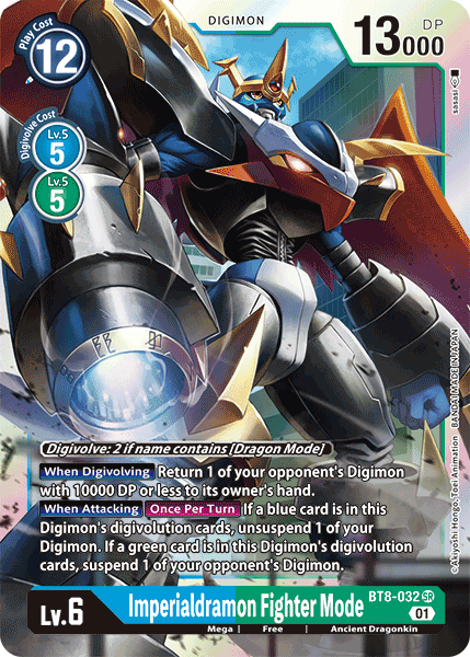 Imperialdramon Fighter Mode [BT8-032] [New Awakening] | Amazing Games TCG