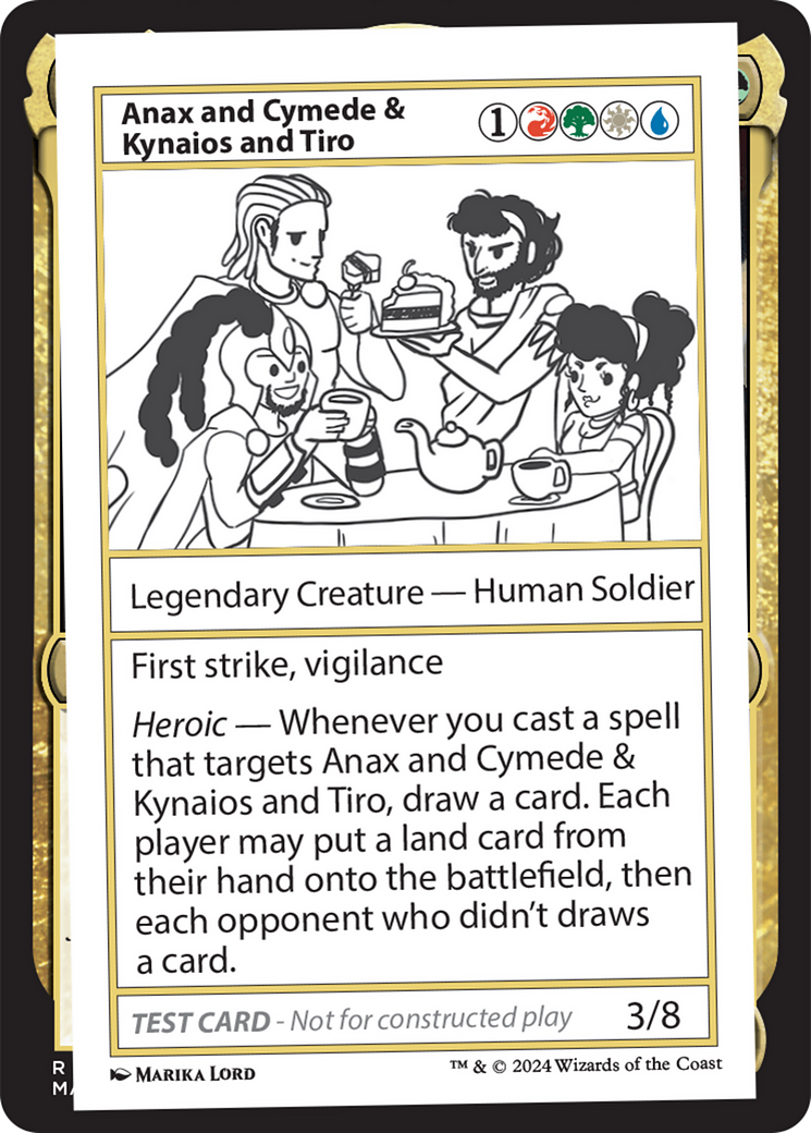 Anax and Cymede & Kynaios and Tiro [Mystery Booster 2 Playtest Cards] | Amazing Games TCG