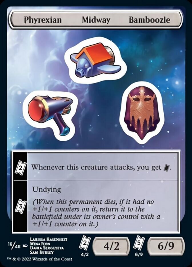 Phyrexian Midway Bamboozle [Unfinity Stickers] | Amazing Games TCG