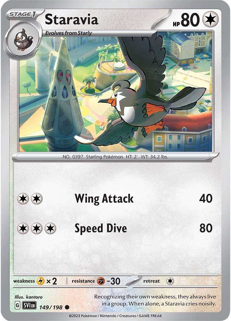 Staravia (149/198) [Scarlet & Violet: Base Set] | Amazing Games TCG