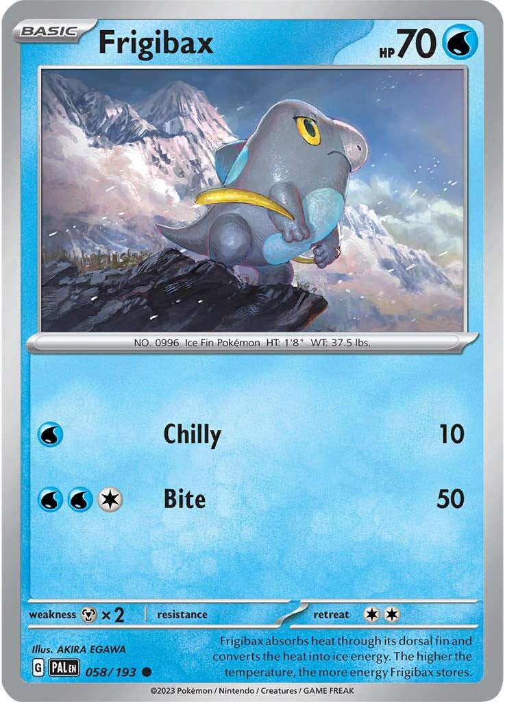 Frigibax (058/193) [Scarlet & Violet: Paldea Evolved] | Amazing Games TCG