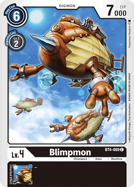 Blimpmon [BT4-069] [Great Legend] | Amazing Games TCG