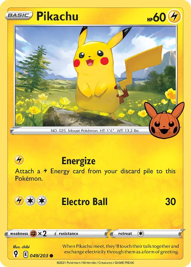 Pikachu (049/203) [Trick or Trade] | Amazing Games TCG