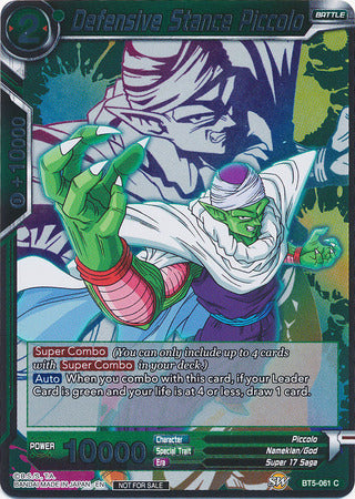 Defensive Stance Piccolo (Event Pack 4) (BT5-061) [Promotion Cards] | Amazing Games TCG