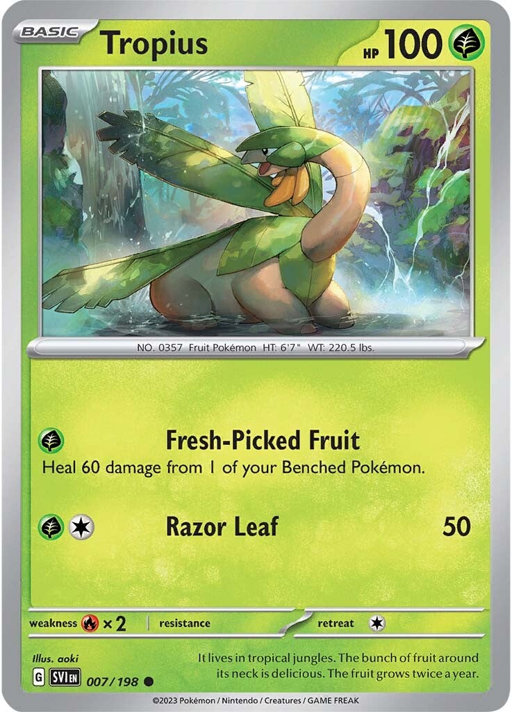 Tropius (007/198) [Scarlet & Violet: Base Set] | Amazing Games TCG