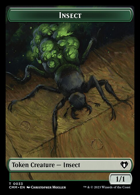 Eldrazi Spawn // Insect Double-Sided Token [Commander Masters Tokens] | Amazing Games TCG