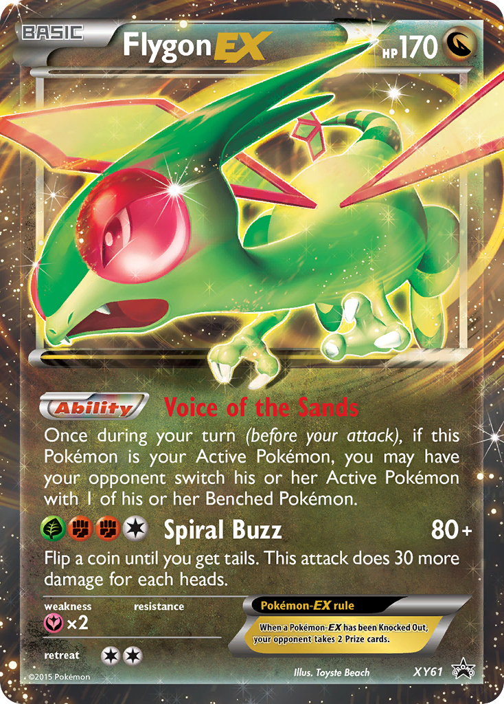 Flygon EX (XY61) [XY: Black Star Promos] | Amazing Games TCG