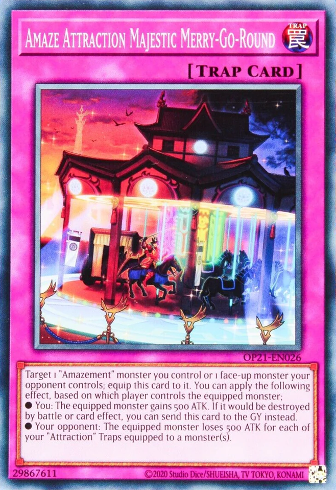 Amaze Attraction Majestic Merry-Go-Round [OP21-EN026] Common | Amazing Games TCG