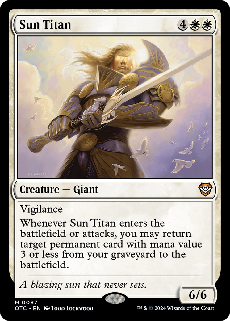 Sun Titan [Outlaws of Thunder Junction Commander] | Amazing Games TCG