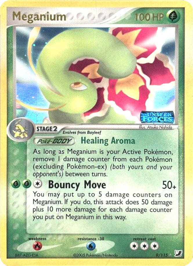 Meganium (9/115) (Stamped) [EX: Unseen Forces] | Amazing Games TCG