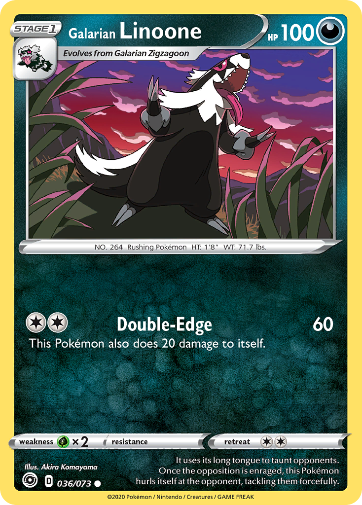 Galarian Linoone (036/073) [Sword & Shield: Champion's Path] | Amazing Games TCG