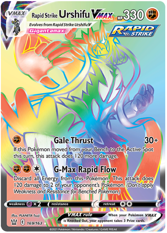 Rapid Strike Urshifu VMAX (169/163) [Sword & Shield: Battle Styles] | Amazing Games TCG