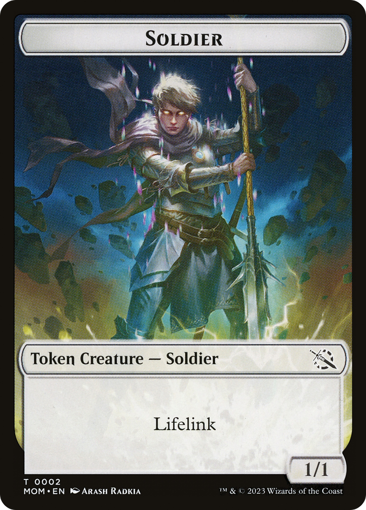 Soldier // Kraken Double-Sided Token [March of the Machine Tokens] | Amazing Games TCG